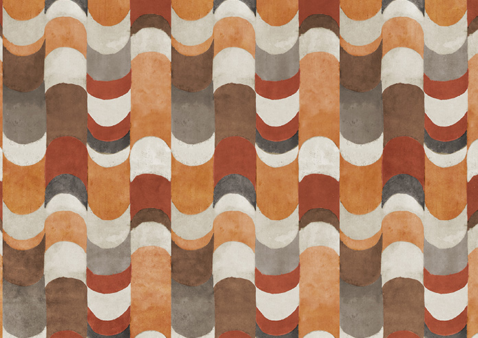 Castillo Velvet, Copper - Twist&Fit Roman Blind - Image 7